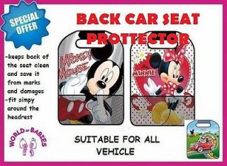 CHILD KIDS BACK SEAT CAR PROTECTOR (Mickey Mouse/ Minnie Mouse)