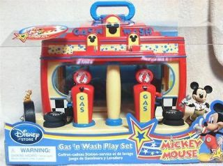 NEW Disney Mickey Mouse Clubhouse Gas N Wash play set