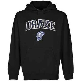 Drake Bulldogs Royal Blue Logo Arch Applique Midweight Pullover Hoodie