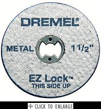 10) NEW DREMEL EZ456 1 1/2 CUT OFF WHEELS X 10