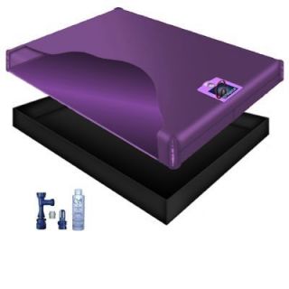 flow waterbed mattress starter bundle includes mattress liner fill