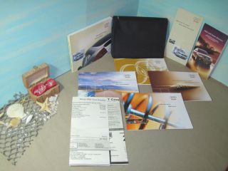 2003 AUDI TT COUPE OWNERS MANUAL PACKAGE AND CASE WITH ORIGINAL WINDOW