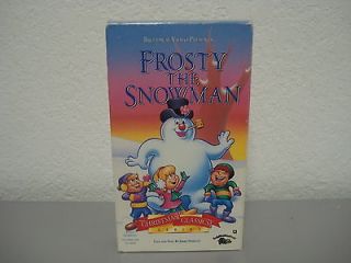 the snowman frosty vhs