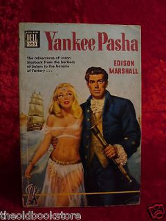 Adventure  Yankee Pasha  by Edison Marshall w/ Map Back