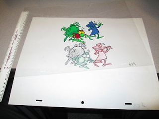 RAID BUG SPRAY ad character 1970s animation cel drawing TV commercial