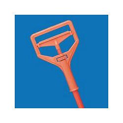 Impact Janitor Style Screw Clamp Mop Handle, Fiberglass, 64, Safety