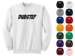 Dubstep Music Dance Remix Cool Urban Hip Hop Lettering Funny Crewneck