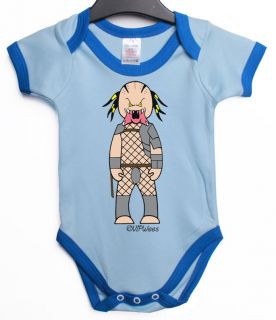 VIPWees ONE UGLY MOTHER F**** ALIEN BABY GROW VEST RETRO CLOTHES MOVIE