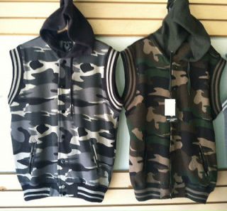 CAMO STYLE MENS HOODIE JACKETS, BUTTON DOWN, MED WEIGHT, PREMIUM FIT.