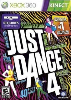 Just Dance 4 (Xbox 360 Dance Music Rhythm Live Kinect Multiplayer