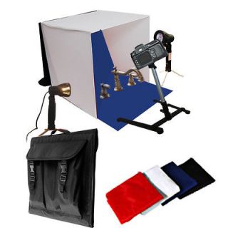 Photo Studio 16 Photography Light Tent Backdrop Kit Carrying Case