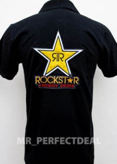 Rockstar Energy Drink Racing Car motor Spotrs Polo   Shirt