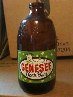 old stubby Genesee Bock Beer, empty beer bottle