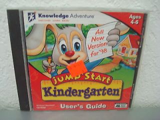 JumpStart Kindergarten Computer Game   PC & Mac #1856#
