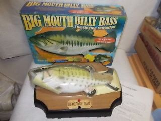 1998 Gemmy Big Mouth Billy Bass Singing Motion Fish NIB New In Box