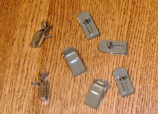 1956 1957 1958 CHEVY WIRE HARNESS CLIPS , under hood inner fender new