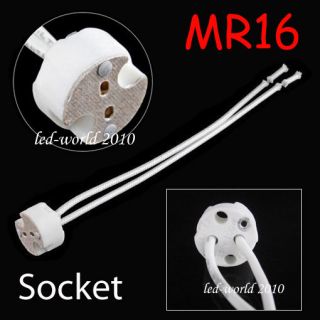 MR16 MR11 GX5.3 Wire Connector Socket Holder Base for LED/Halogen Bulb