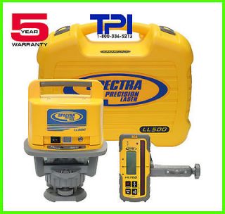 NEW TRIMBLE SPECTRA PRECISION LL500 + HL700 ROTARY LASER LEVEL