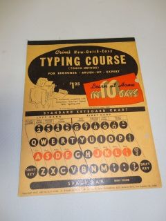 crim s new quick easy typing course by e d