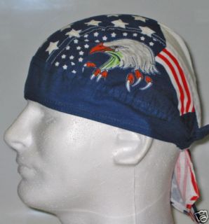 USA Patriotic American Eagle Doo or Du Rags Headwrap