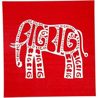 20cm Elephant Flexible Screen Printing Stencil Textile/Cushio n/Fabric