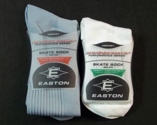 Easton Hockey Skate Socks   White or Grey   NEW