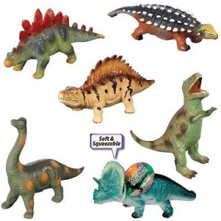 One Small (Semi) Soft Squeezable Dinosaur Pretend Play Fidget Toy