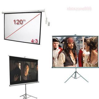 120 43 Electric Projector Screen for home theater TV GAME