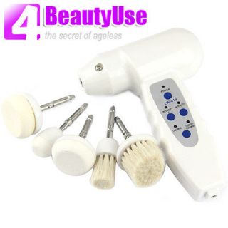 Electric Facial Scrub Brush Rotary Skin Face Care Massager Cleaner