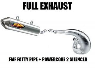 FULL FMF FATTY PIPE EXHAUST AND POWERCORE 2 SILENCER 95 1995 YAMAHA