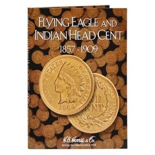 HARRIS #2671 Coin Folder Flying Eagle & Indian Head Cents 1857