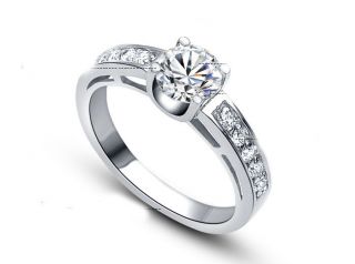 ViVi H & A  Signity Star Diamond Ring 8446ab