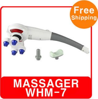 WHM 7 Personal Hand held Electronic MASSAGER / Neck Back Full Body