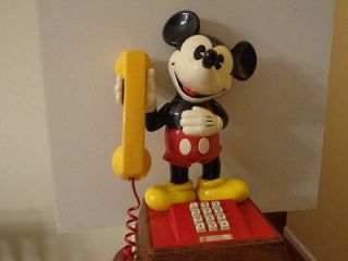 Pie Eyed Mickey Mouse Touch Tone Phone 1976 ATT Western Electric Orig