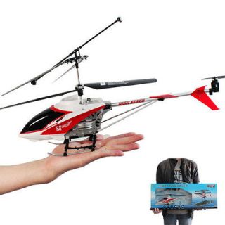 5CH IR R/C Remote Control Alloy Metal Large Helicopter With Gyro Red