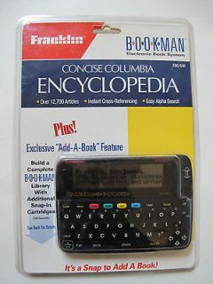 NEW in Package FRANKLIN Electronic BOOKMAN Concise Columbia