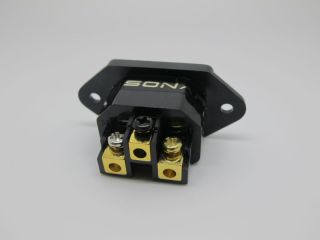 SONAR For Audio 24K Gold Plated IEC AC Inlet, socket