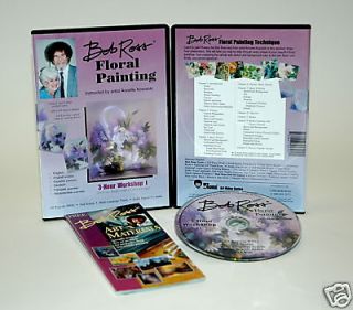 Bob Ross Floral Painting 3 Hour Workshop I DVD ~ NEW