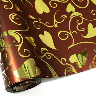 ] LOVE HEARTS GIFT WRAPPING PAPER ROLL 72 ft 22 metres