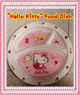 Hello Kitty Food Dish Rondure 3Section NEW Gift