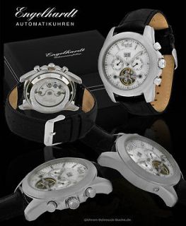 Engelhardt since 1854, automatic calendar watch for mens, Ø44mm, NEW