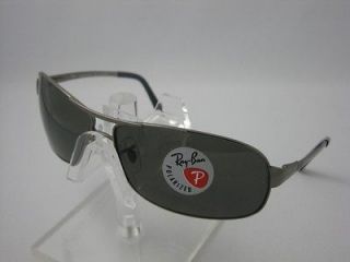 Ray Ban 3343 004/58 Polarized Sunglasses 100% Authentic