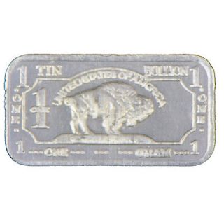Gram Tin Buffalo Bar   99.9% Tin