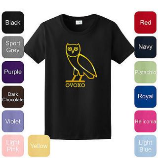 Very Own & Take Care Owl Gold LADIES T Shirt OVOXO YOLO WMU 95