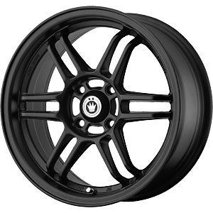 New 15X7.5 4x100 KONIG Lightspeed Black Wheels/Rims
