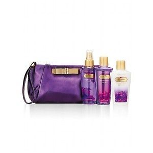VICTORIAS SECRETS PURPLE OR GOLD GIFT BAG LOVE SPELL