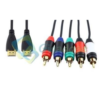 Lot Gold HDMI 4 foot High Definition Cable for Playstation 3 XBOX