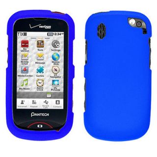 Blue Protector Hard Snap On Cover Case for Pantech Hotshot 8992