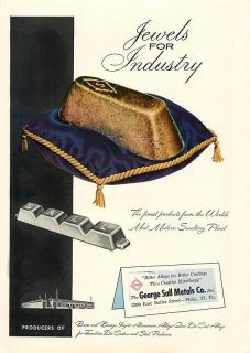 1956 George Sall Metals, Smelting Plant   Color Ad