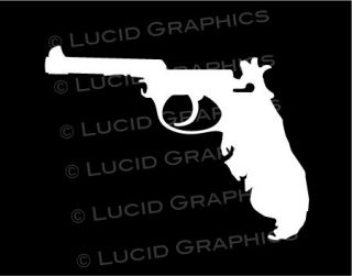 Florida Gun Vinyl Decal Sticker Funny Walther Pistol Handgun